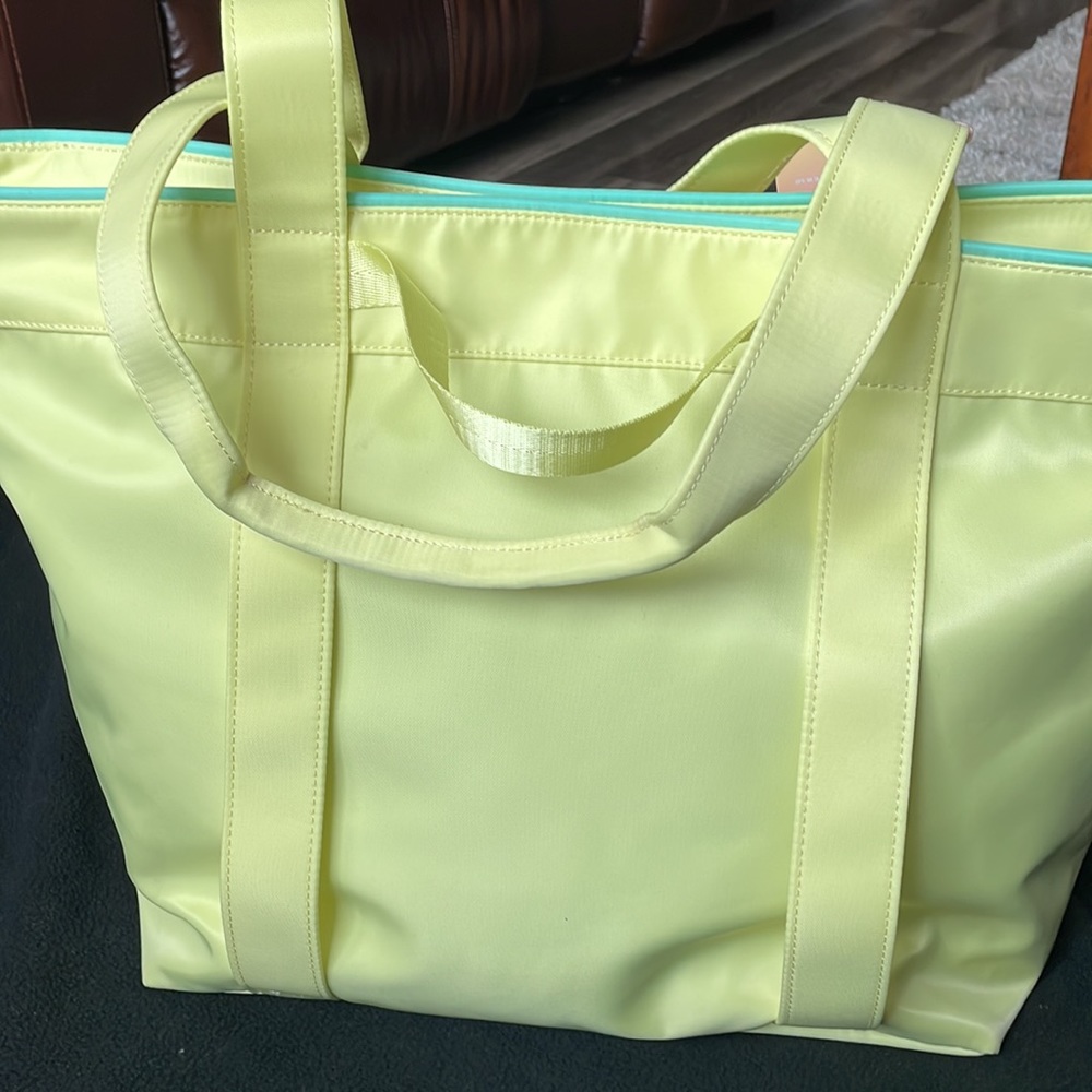 NWT Stoney Clover Lane x Target Yellow, Beach Tote Bag - Picture 6 of 7
